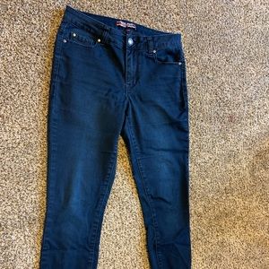 Dark navy skinny jeans